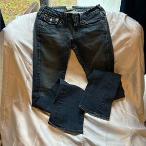 True Religion Dark Blue Boot Cut Jeans